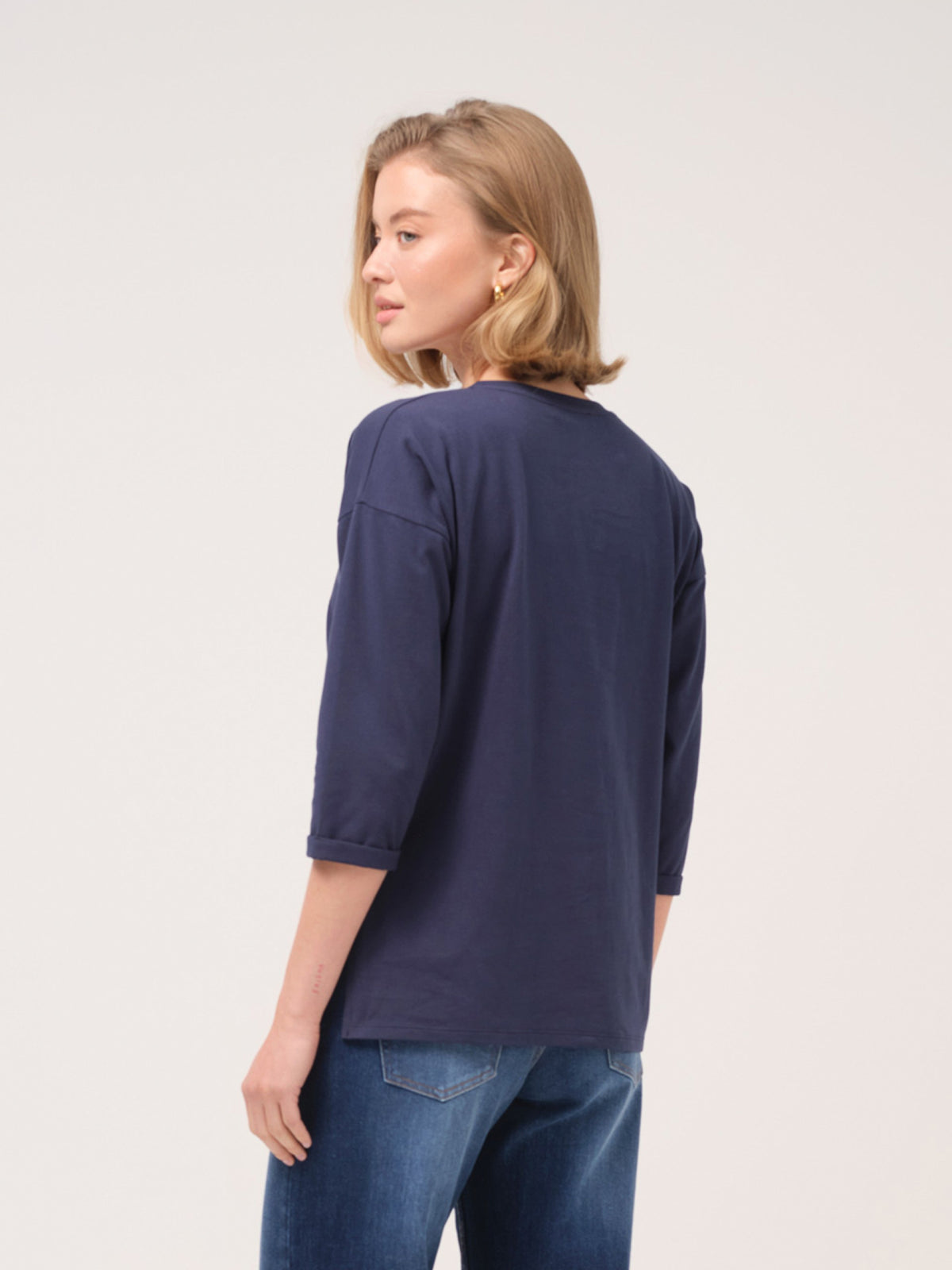 Camisola com mangas 3/4 e lantejoulas Cristina Barros – imagem 3