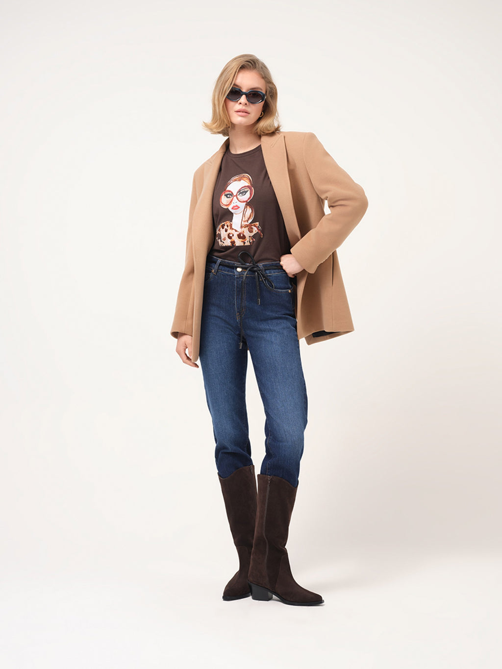 Blazer de fazenda com cinto Cristina Barros – imagem 4