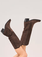 Bota de Camurça Cristina Barros