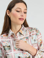 Camisa Vilagallo estampada Madrid Twill