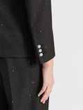 Blazer preto Vilagallo com detalhes prateados – imagem 2