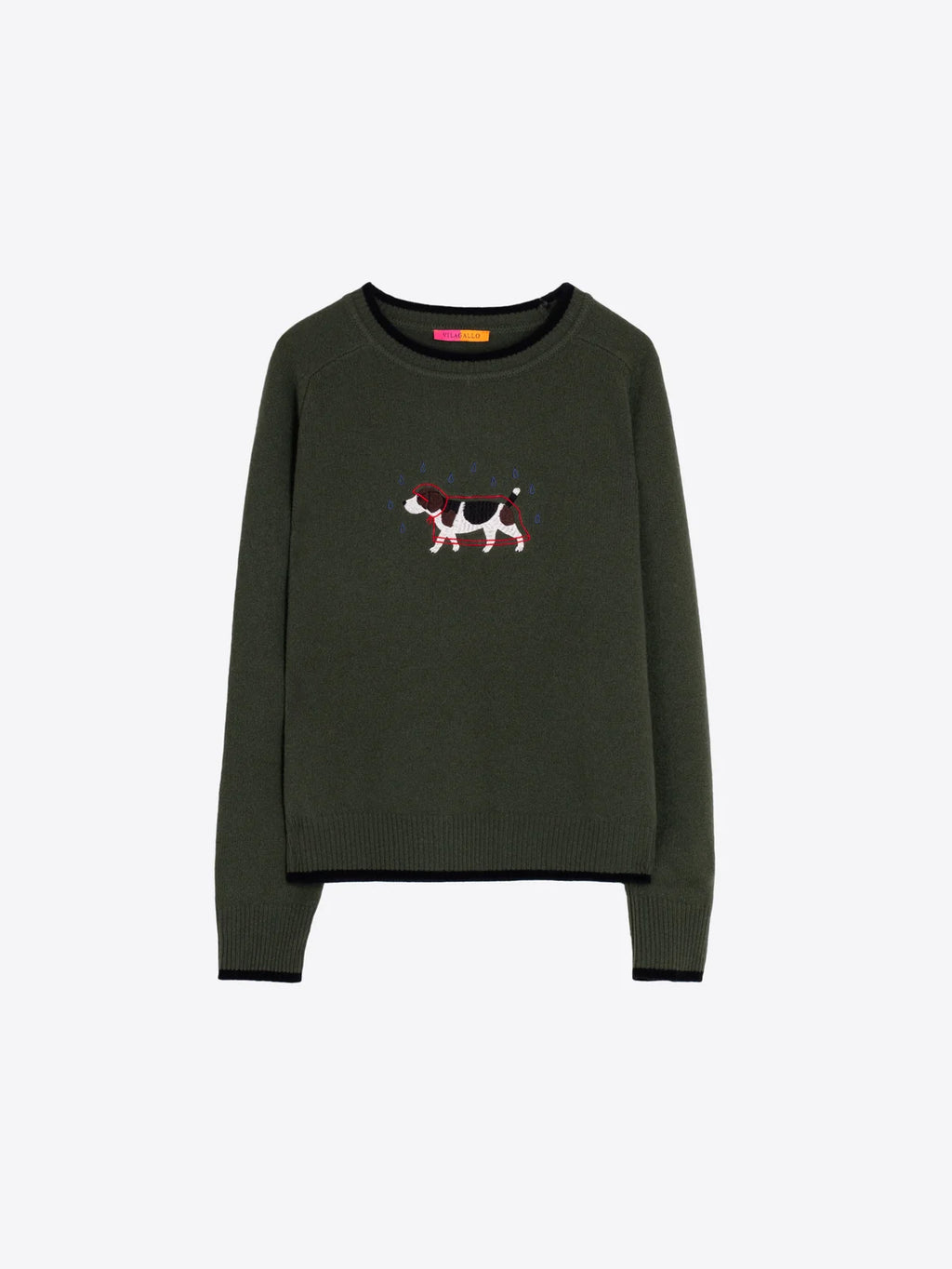 Camisola de malha verde Vilagallo Dog – imagem 5