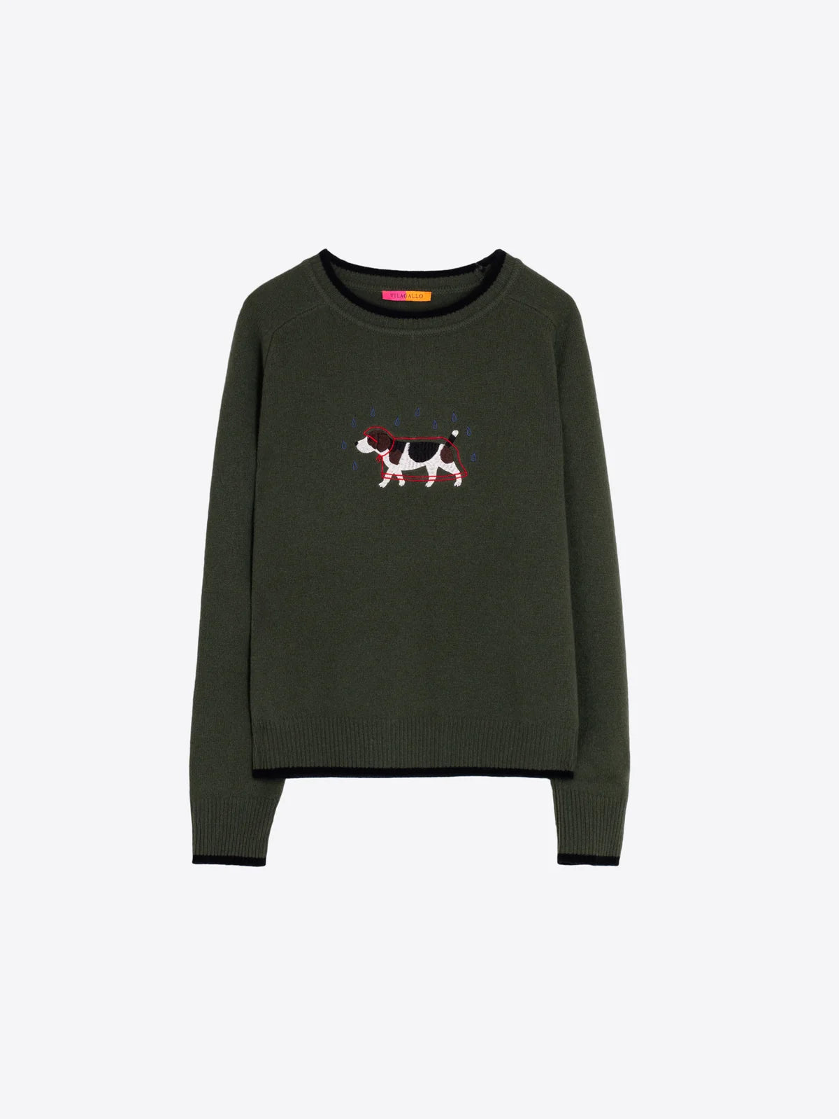 Camisola de malha verde Vilagallo Dog – imagem 5