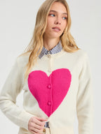 Casaco de malha Vilagallo Heart