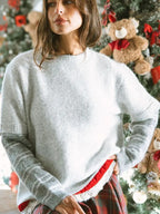 Blusa de malha com corações Maïttè