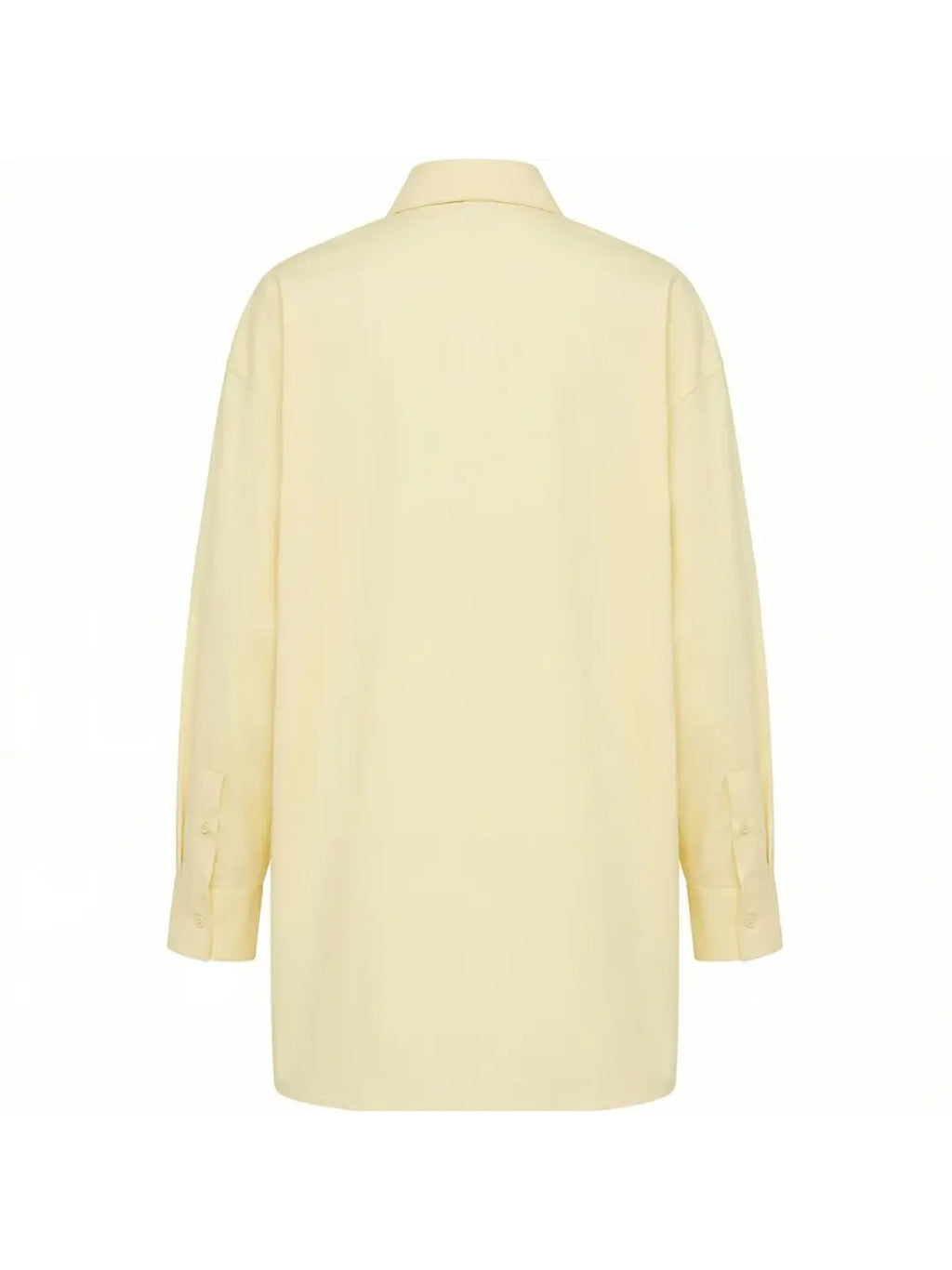 Camisa amarelo manteiga com aplicações Maïttè