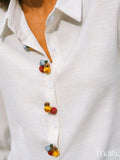 Camisa Creme Maitte