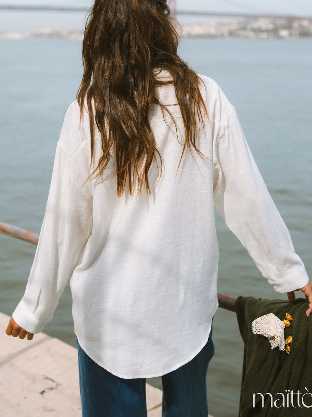 Camisa Creme Maitte